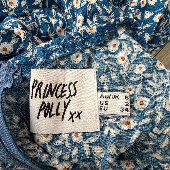 Princess Polly Blue Floral Midi Dress - Picture 6 of 6